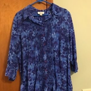 Coldwater Creek Tunic Style Blouse